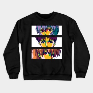 Evangelion Pilots Crewneck Sweatshirt